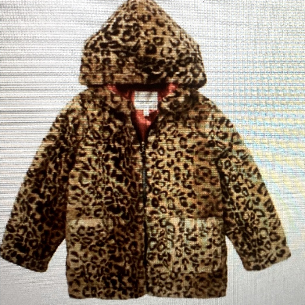 Jaguar Print Coat Girls